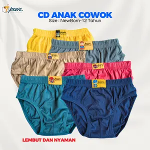 (6 pcs) CELANA DALAM ANAK COWO MURAH CD ANAK LAKI LAKI LUCU GROSIR LUSINAN Fashion