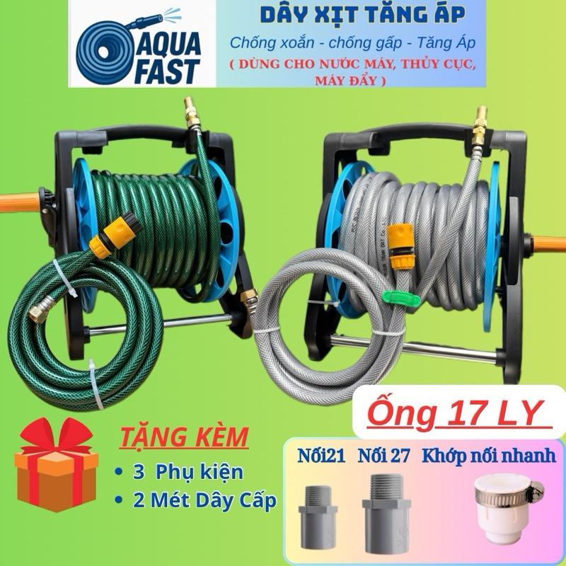 Bộ RULO Kèm Dây 17LY Vòi Xịt Tăng Áp Đa Năng – Rửa Xe, Tưới Cây, Phun Sương Tiết Kiệm Nước
