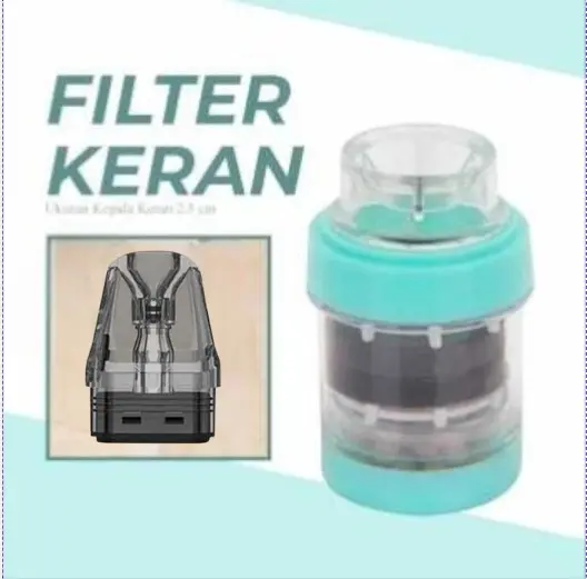 Saringan Air Kran Filter Sambungan Keran Wastafel Dengan 4 Lapis Penyaring Water Filter Karbon
