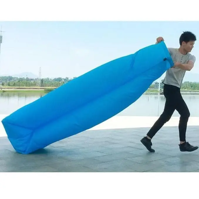 Lazy Bean Bag Lamzac Kasur Angin Outdoor Travel Lazybag 4