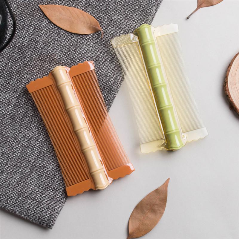 Product Introduction of Sikat Dandanan Buluh, Sikat Kutu Gigi Sangat Padat, Menanggalkan Kelemumur Longgar, Sikat Rambut Dua Sisi, Alat Kulit Kepala Dandruff Dandanan 1