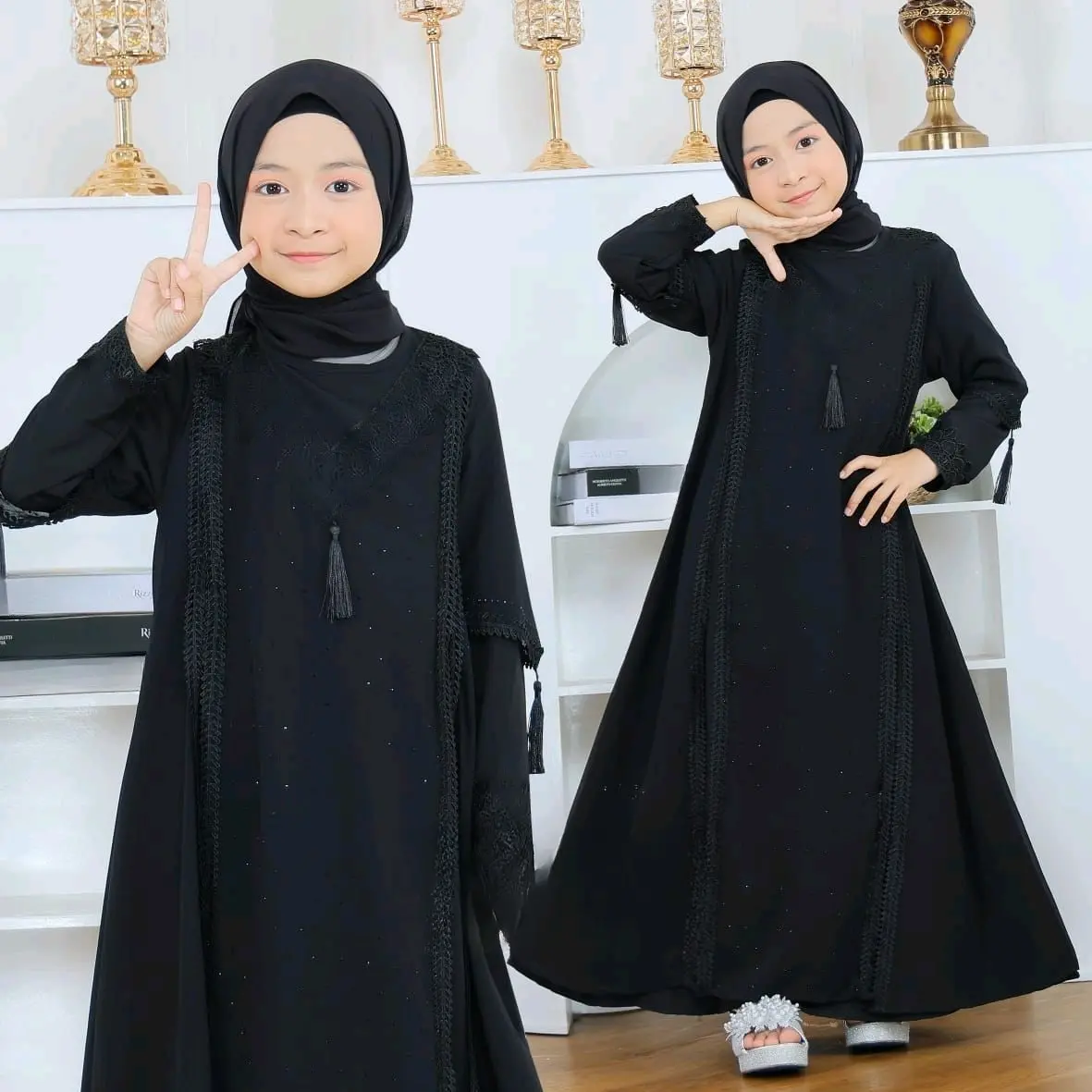 Gamis Abaya Anak Tanggung Premium Best-seller