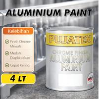 Gambar Cat Sintetis Silver Chrome Aluminium PUJATEX Aluminium Finish (4 LT) Kaleng Paint Tiang dari Boxer Paint Official Store Kab. Sidoarjo 1 Tokopedia