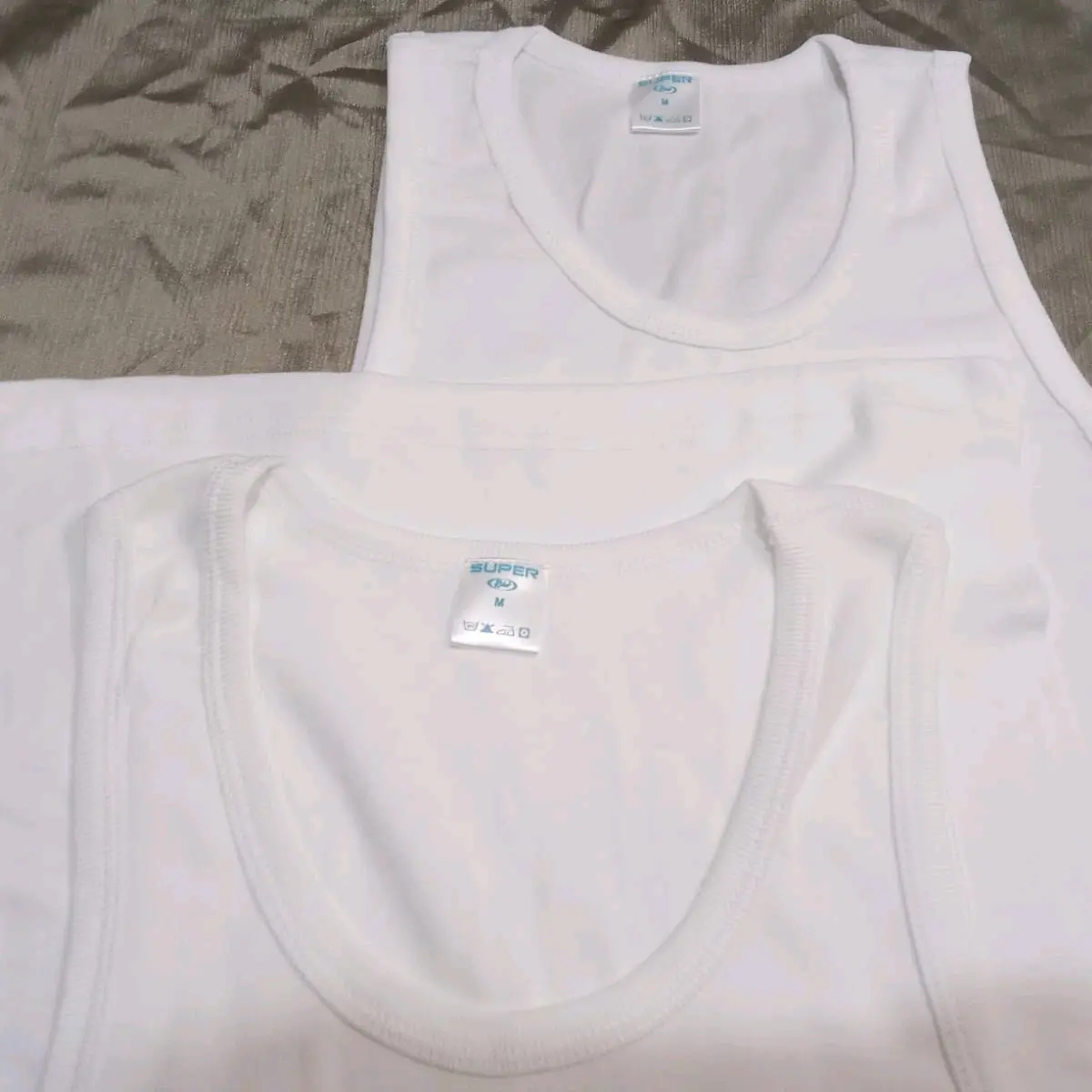 Kaos Singlet Super Rider Putih Polos Katun Pria - remaja dan  Dewasa Nyaman Lembut