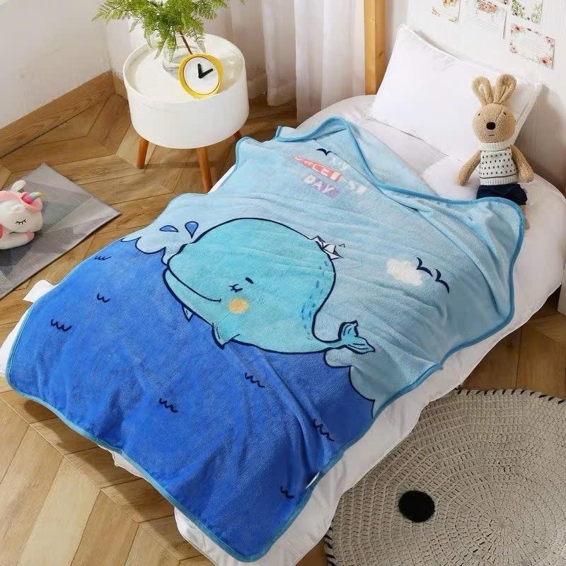 Chăn nhung tuyết mềm mịn cho bé kích thước 1mx1m4 chăn cho bé đi học bán trú chăn đắp văn phòng chăn nỉ nhung mền lông tuyết - Nhaxinh668