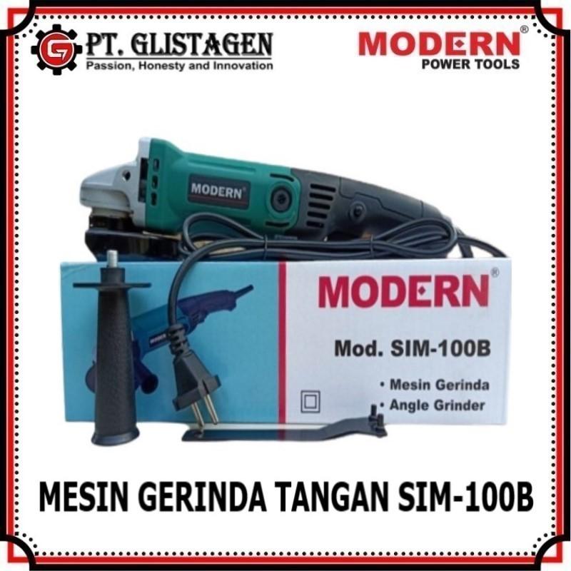 MODERN SIM-100B Mesin Gerinda Tangan Angle Disc Grinder Gurinda 4" inch SIM 100B 2