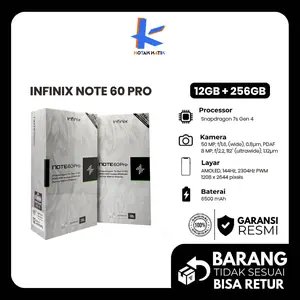 INFINIX NOTE 60 PRO 8GB 256GB | 12GB 256GB GARANSI RESMI