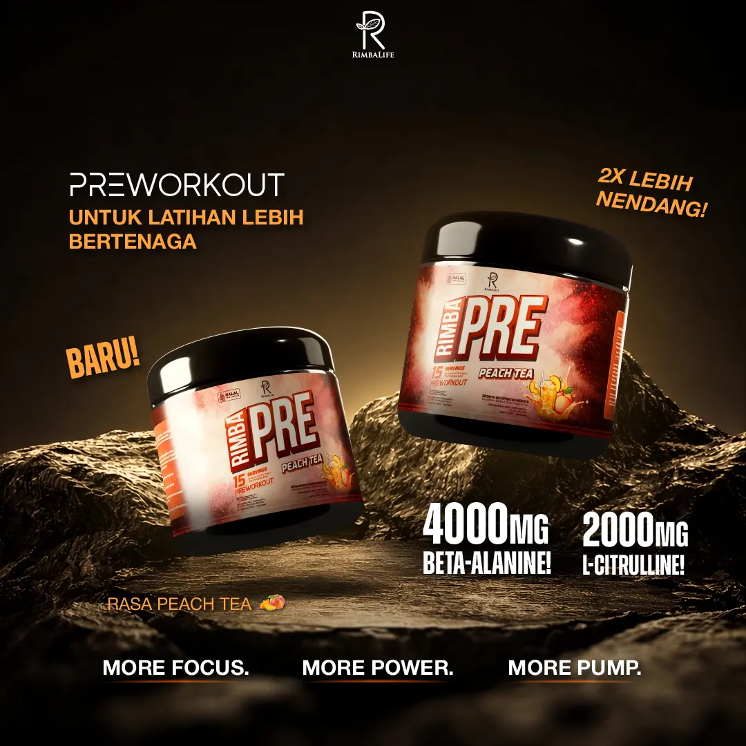 Rimbalife Rimbapre Peach Tea - Pre Workout