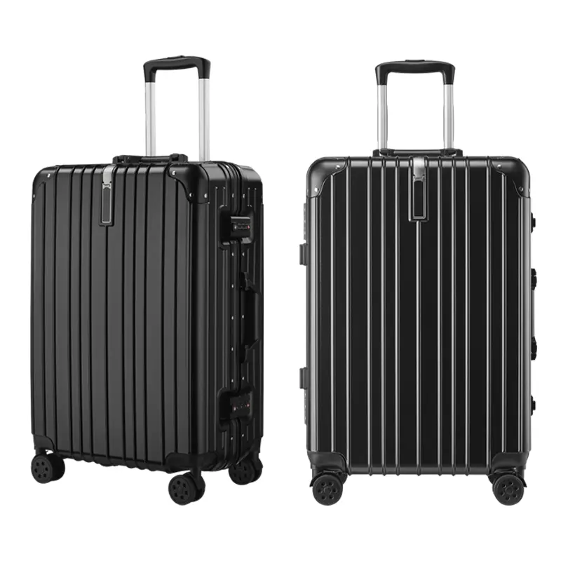【SG Ready Stock】Aluminum Frame Luggage With TSA Luggage Lock 360°8-Wheel,Expandable Hardcase Big Travel Zipperless Cabin Size Suitcase Luggage Without Zipper Luggage Bag,Travel Luggage 20 29 Inch,American Tourister Luggage,luggage bag