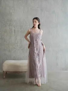 Aura Label - Raelyn Dress In Taro