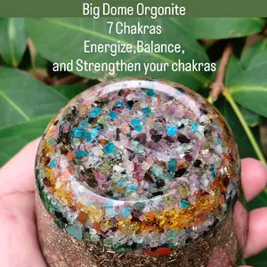 Big Dome Orgonite - 7 Chakra / Cakra