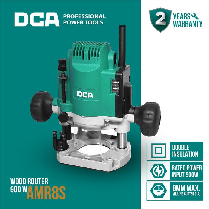 Gambar DCA Wood Router / Mesin Profil Kayu 2 Tangan 900Watt (1/2") AMR8S dari DCA OFFICIAL STORE Kota Administrasi Jakarta Barat Tokopedia