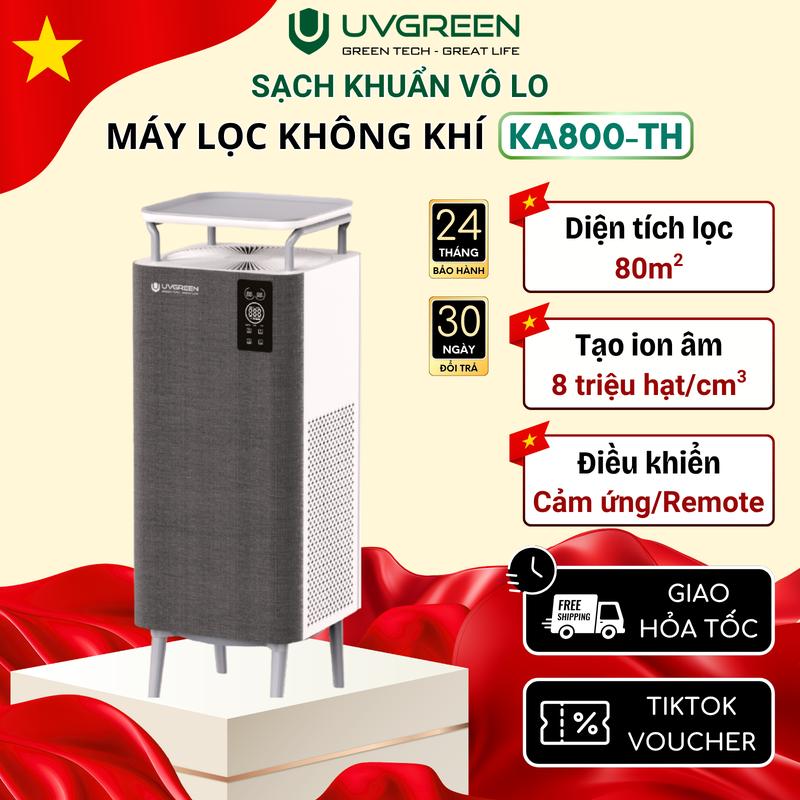 Máy Lọc Không Khí Diệt Khuẩn UVGREEN KA800 80m2 - Công Nghệ UVC LED Hiện Đại -…