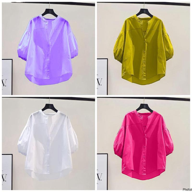 SAVIRA BLOUSE TRENDY / ATASAN WANITA LENGAN 7/8 KATUN POPLIN PREMIUM 365 0