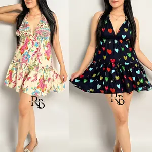 Mini Dress Seksi Wanita Kekinian Bahan Rayon Premium Adem Nyaman Dipakai Harian & Ngedate