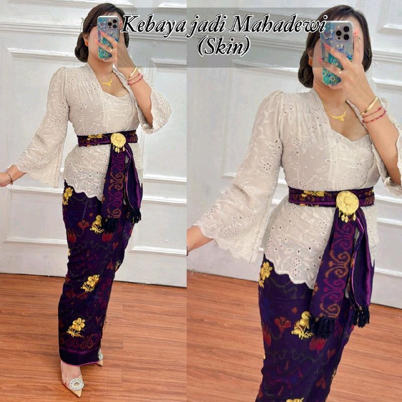 kebaya jadi Embroidery-lonceng elegant Dewasa-0380 3