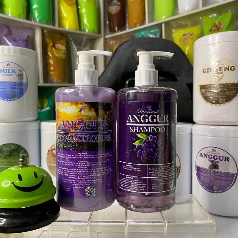 Paket conditioner dan shampo 500ml+500ml BPOM Perawatan Rambut salon profesional hair care 3