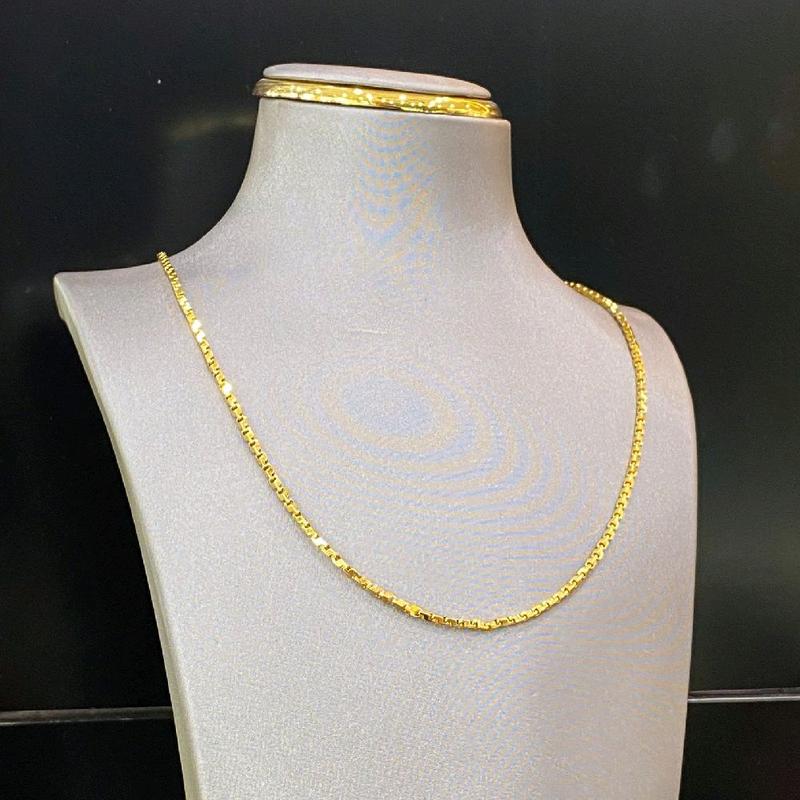 Dây Chuyền 2 chỉ công trơn_kèm Mặt chữ T.H.N & Mặt Quan Âm, KimCương