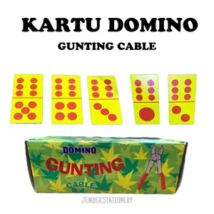 (10 set) Domino Gunting Cable | Kartu Domino