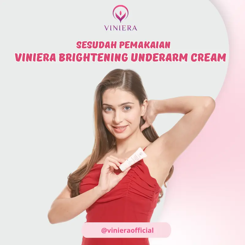 VINIERA BRIGHTENING UNDERARM CREAM [SPESIAL SALE LAUNCH] Pencerah Ketiak Perawatan Mencerahkan 2