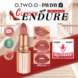 O.TWO.O Long-lasting (Need to Wait For Drying)Velvety Mist Texture Lock-in Makeup Technology Misty Kiss Lock Color Matte Lipstick Lipstik Glaze Gloss Kosmetik Liquid