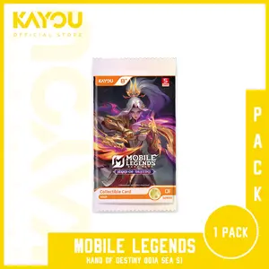 KAYOU Mobile Legends: Bang Bang Collection Cards Hand of Destiny 001A SEA S1 Kartu Koleksi Terbaru Tipe Hand of Destiny Kode 001A SEA S1