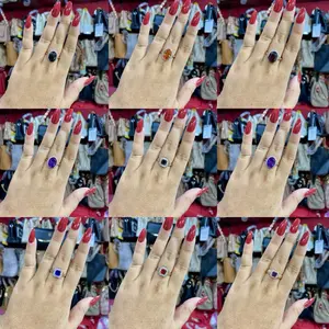 Benika Accesories - Cincin Permata Warna Zicronia Xuping Jewelry - Bahan Tembaga Logam Stainless - Rekomendasi Cincin Mewah Elagand Untuk Ramadha Ekstra Seru - Anti Karat Anti Alergi