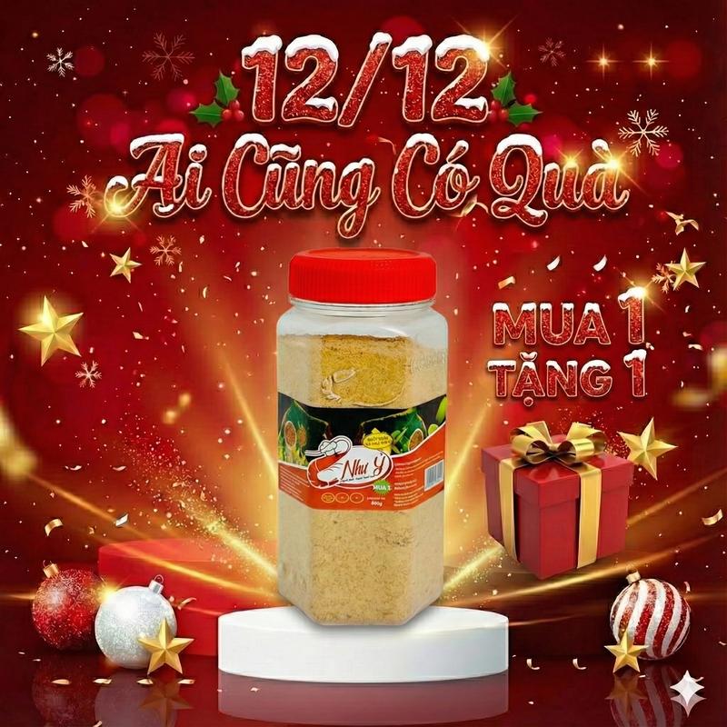  MUỐI TÔM NHƯ Ý - LOẠI HẠT NHUYỄN - TRỌNG LƯỢNG 400G Gia Vị Bột 