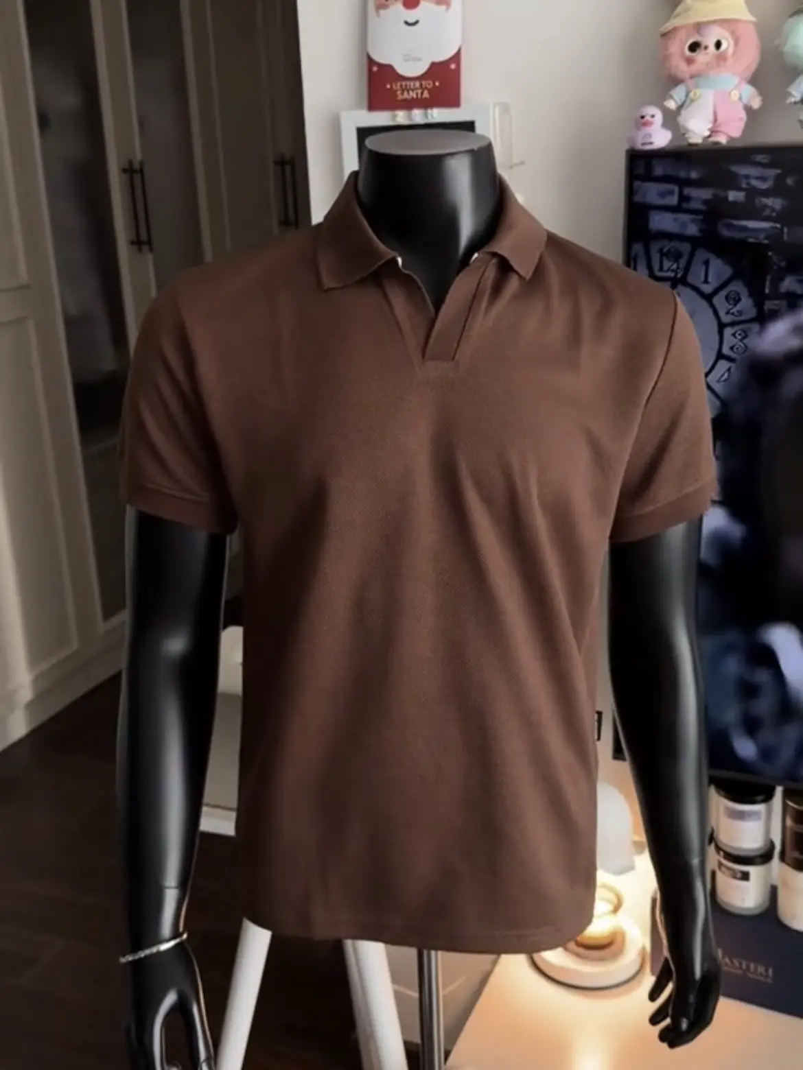 Áo Polo Cổ V RTCLASSY Vải Cotton Dệt Chéo Dày Dặn Form Regular Trẻ Trung | BigBuy360 - bigbuy360.vn