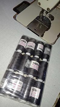 Product Review of 1 Lusin (12 pcs) Benang Jahit cap tambang rope brand 500 yard from C** c**i 1