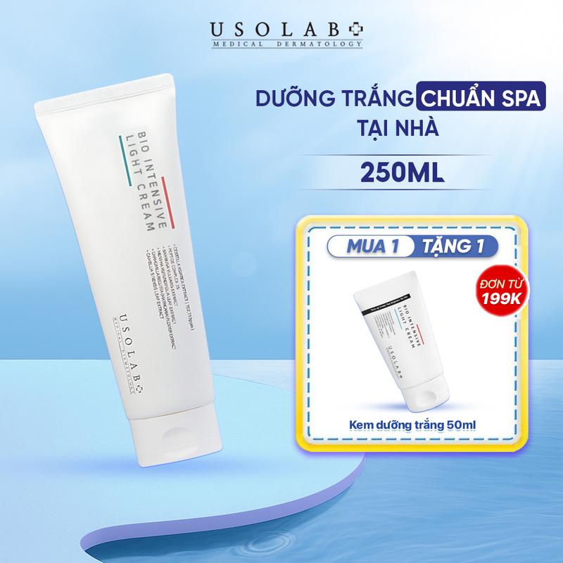 USOLAB Kem Dưỡng Trắng Body 250ml Hỗ Trợ Làm Sáng Da Toàn Thân Công Nghệ Peptide & BIO