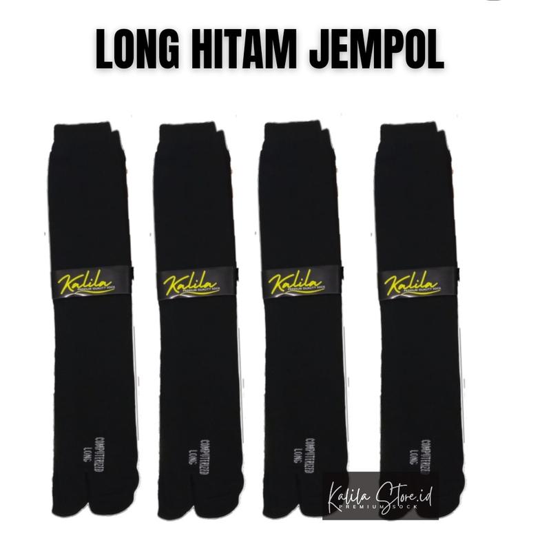 Kaos kaki muslimah panjang selutut wanita jempol 1 Lusin 6