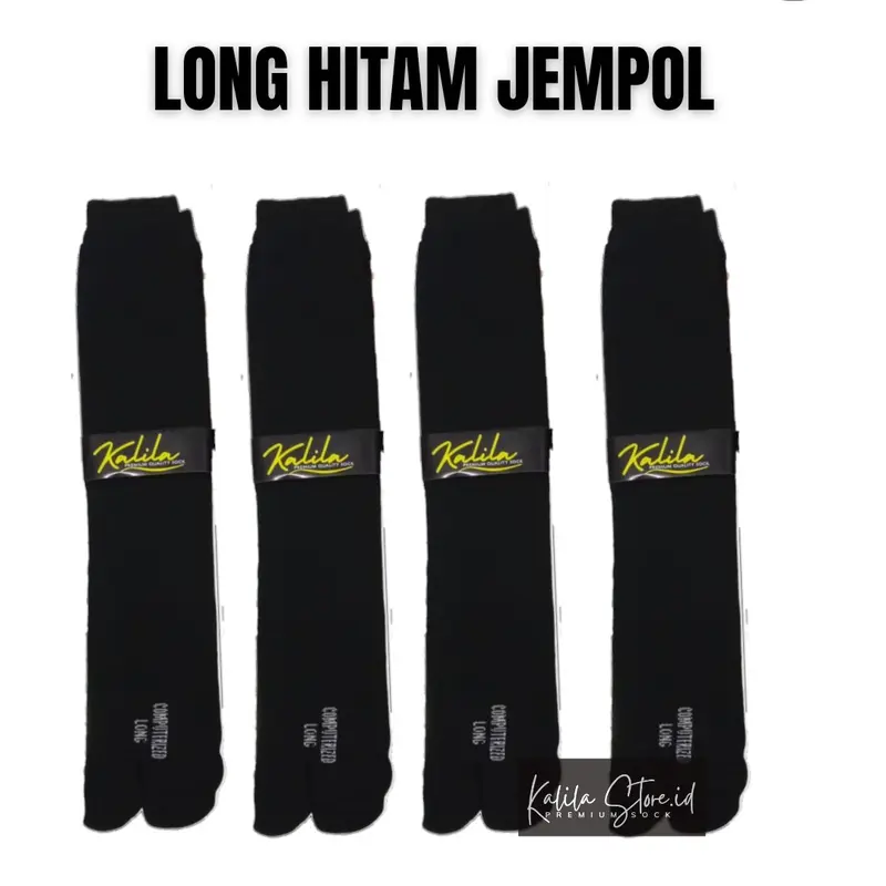 Kaos kaki muslimah panjang selutut wanita jempol 1 Lusin 6