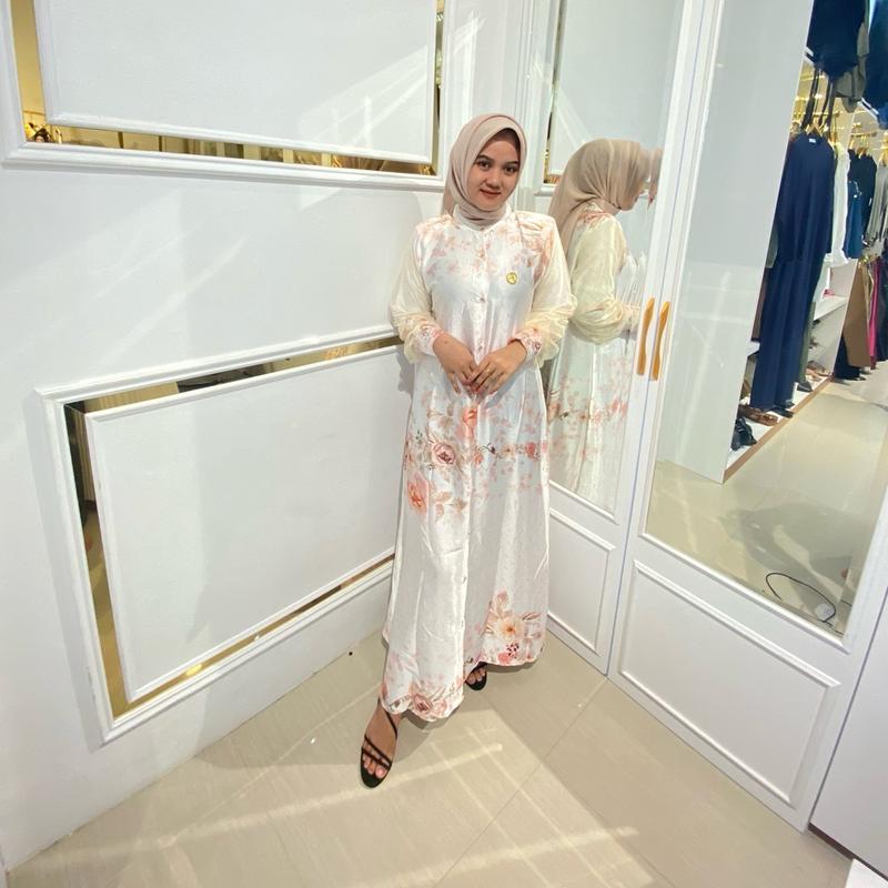 Gamis silk premeium atahalillah lengan tile 5