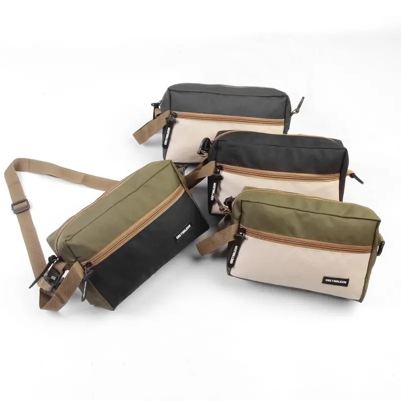 Tas Selempang Slingbag Pria Wanita Pouch Greynoleum Dele 4