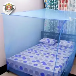 Kelambu kotak polos Jumbo virall Tali gantung