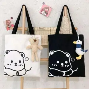 Tas Totebeg (Pakai Resleting) Berkarakter Motif Lucu BAHAN SPONBON