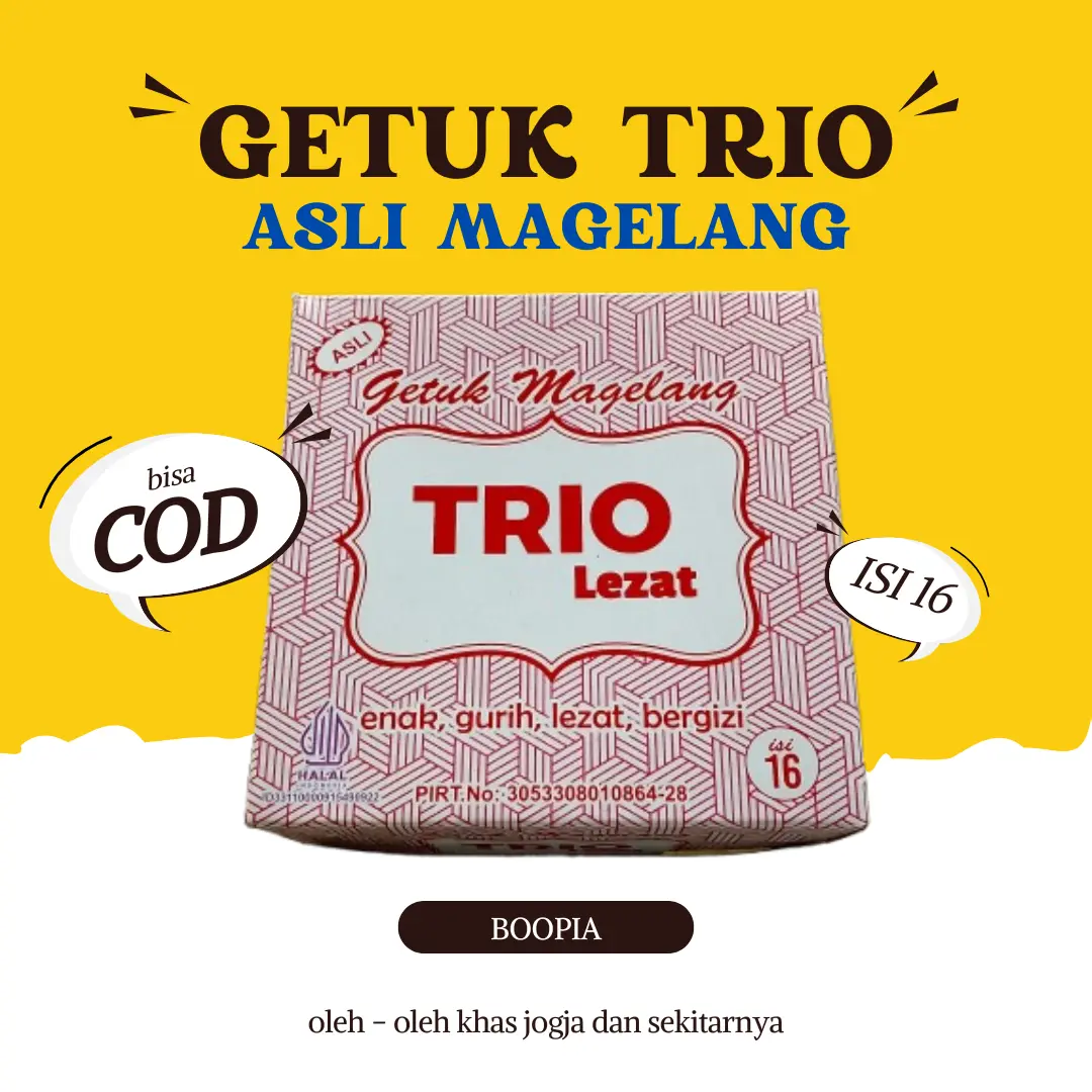 GETUK TRIO ASLI MAGELANG ISI 16 - GETHUK ENAK TRI WARNA