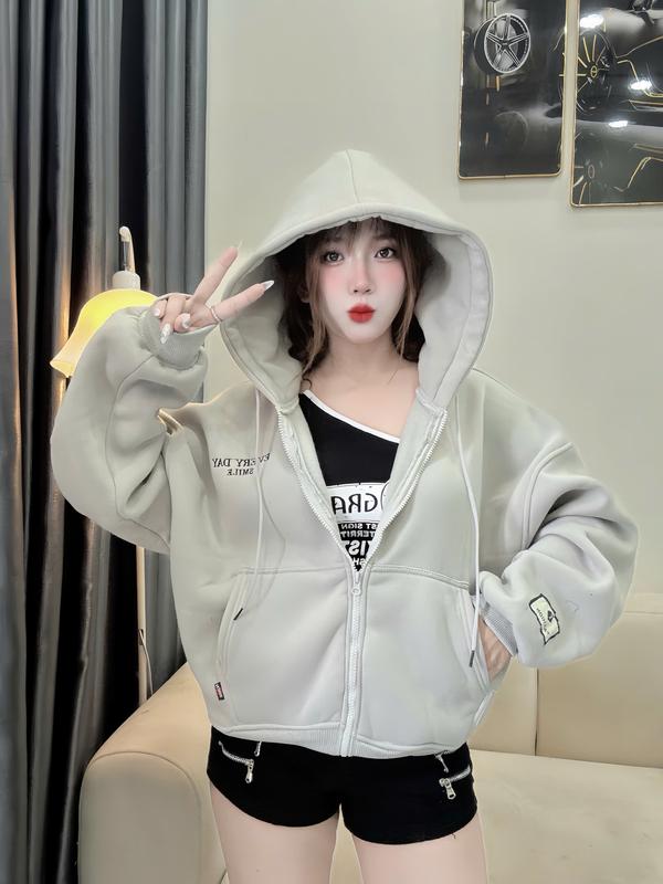 Áo Khoác Nỉ Form Rộng - Áo Nỉ Ngoại Giày Giặn Nón To Thêu Chữ Size M L Dưới MyhanStore93. | BigBuy360 - bigbuy360.vn