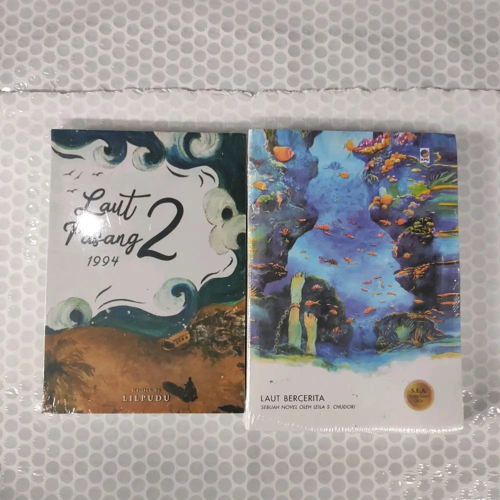 paket 2buku Laut pasang 2 + laut bercerita