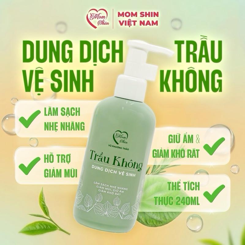  MUA 1 TẶNG 1 - Dung Dịch Vệ Sinh Trầu Không 240ml | MOM SHIN | DDVS Hỗ Trợ Làm Sạch Vùng Kín Cho Chị Em Phụ Nữ Women Hỗ Trợ Cho Da Nhạy Cảm Shop Mẹ Shin Min Gin Vũ Phương Thảo 