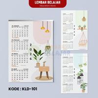 Gambar LEMBAR BELAJAR Kalender Dinding Klem Aesthetic 2026 Ukuran A3+ - KLD-101 dari Lembar Belajar Kab. Purworejo 3 Tokopedia