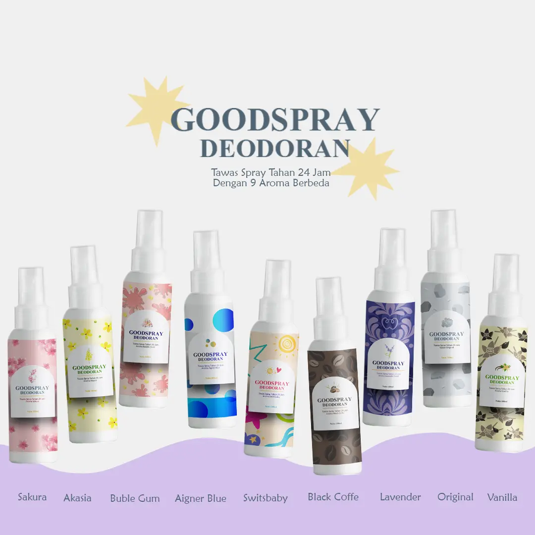 Deodorant Tawas GoodSpray 100 ml – Segar & Harum Wangi Ketiak pencerah cair
