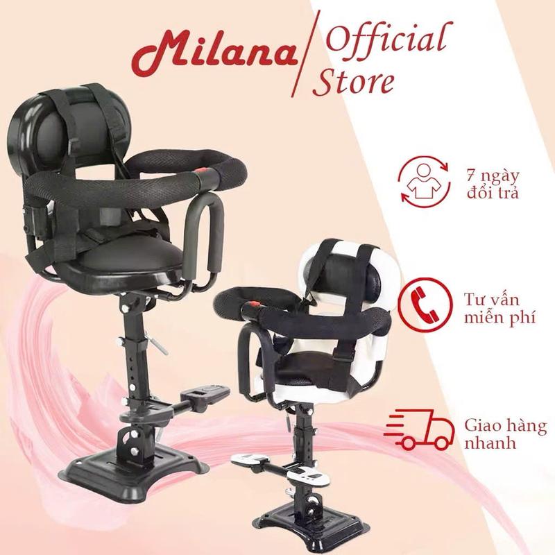 Ghế Ngồi Xe Máy Cho Bé - Ghế Trước Đi Xe Ga Xe Đạp Điện Có Vòng Bảo Vệ An Toàn Cho Trẻ Lead Vision Vespa SH