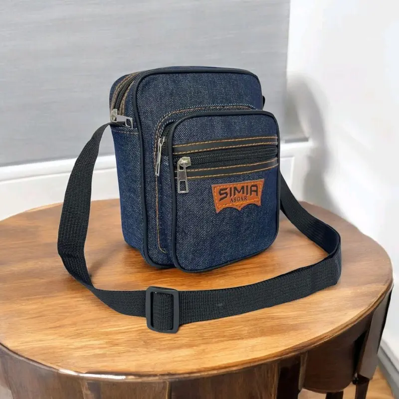 Sling Bag Mini pria wanita 3 resleting tas selempang waistbag serbaguna terbaru nyaman dipakai bahan tebal Slingbag 2