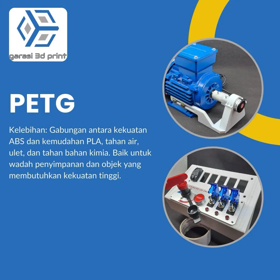 Garasi 3D Print - Jasa 3D Print Bahan PETG
