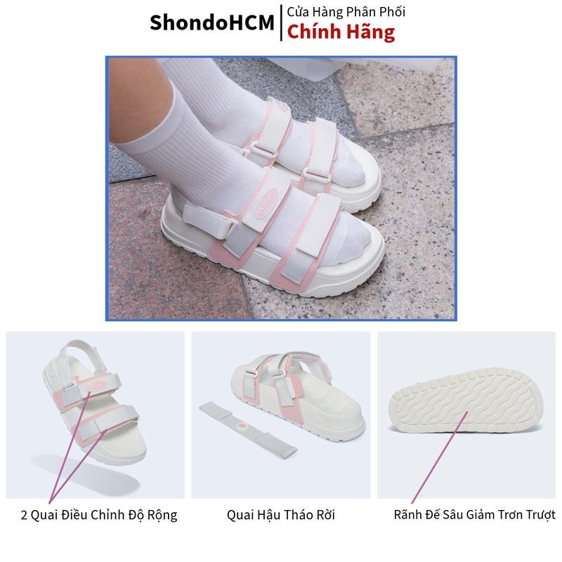 Giày Sandal Nam Nữ Shondo Platy 4 Bánh Mì, Siêu Nhẹ, Êm Ái Thoáng Mát Xăng Đan Đi Học Đi Chơi Nhiều Màu