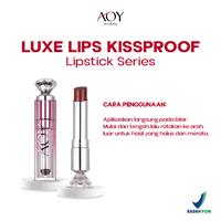 Gambar AY'S ON YOU Luxe Lips Kissproof Lipstik Series -Glossy,Moisturizing dan 3 in 1 hybrid - Barely dari Ay's On You Kota Tangerang Selatan 3 Tokopedia
