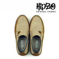 Gambar SEPATU HIPZO Slip On Pria Terbaru M038 Sepatu kerja Casual Cowok Flat Shoes Kasual - HITAM, 40 dari Joemen_leather Kab. Mojokerto 4 Tokopedia
