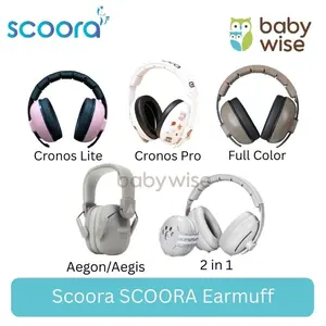Scoora SCOORA Earmuff - Penutup Telinga | Headband Bayi | Pelindung Telinga | Peredam Suara | Penutup Kuping Anak Bayi dari Suara Berisik